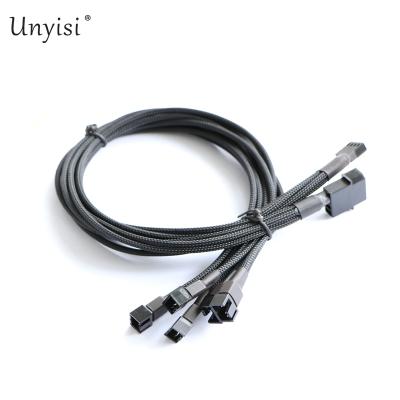 China Wholesale Aerial IDE Molex 5 Way 5V 7V 12V 4 Pin Fan Adapter Power Cable. for sale