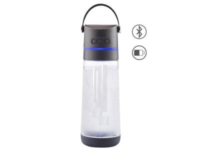 China 2 in 1 water bottle with bluetooth speaker,smart water bottle,220z,100% BPA free,outdoor water bottles for sale