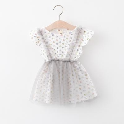 China Infant Dress Mesh Princess Dress Baby Girl Kids Summer Breathable for sale