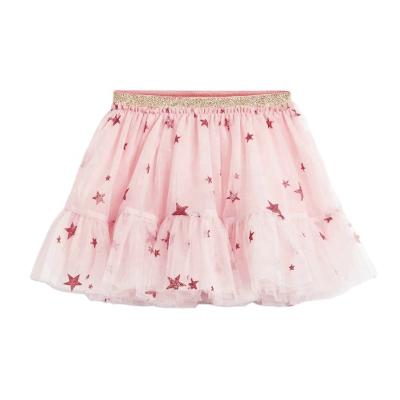 China Breathable multi-layered skirt with cute star profile design for medium and small kids for sale