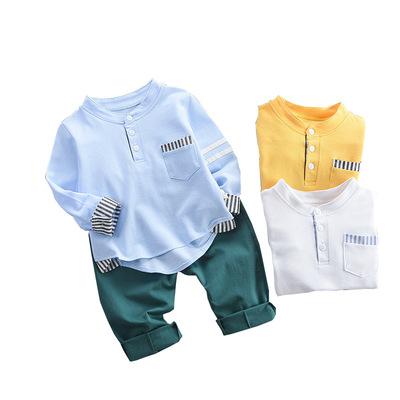 China Casual boy's spring and autumn suit, children's sports and leisure two-piece suit for sale