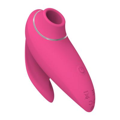 China Silicone+ABS 3 Inhalation Modes Clit Stimulator Sucking Vibration Female Waterproof Vibrator for sale