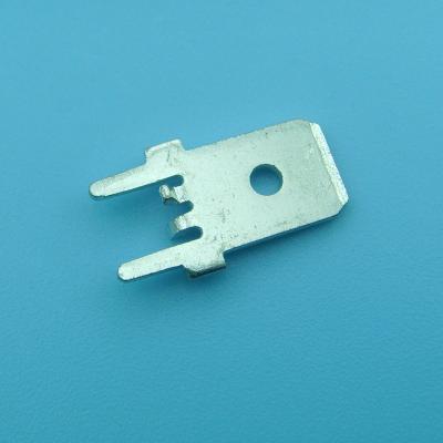 China 6.3 Brass PCB and 0.8mm Thickness PCB Terminals with Stamped for sale