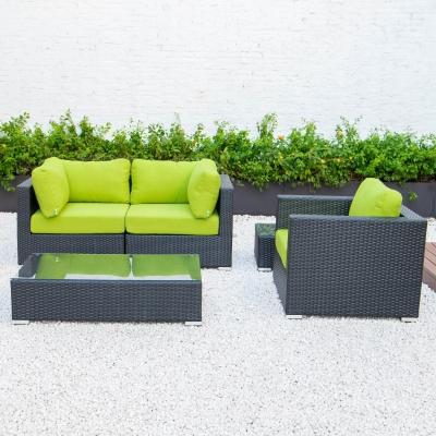 China Foldable Garden Sets Patio Chair Garden Table Leisure Rattan Sofa Set Outdoor Wicker Rattan Furniture for sale