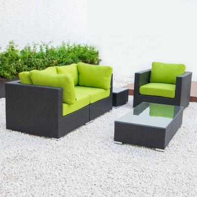 China Foldable Hot Selling Royal Rattan Garden Sofa Set And Outdoor Dining Tables Furniture for sale