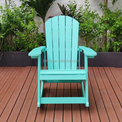 China Modern Outdoor Garden Beach Adirondack Plastic Wooden Chair UV Resistant and Waterproof for sale