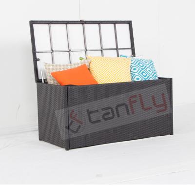 China UV Resistant Waterproof Wicker Garden Furniture Cushion Outdoor Storage Box for sale