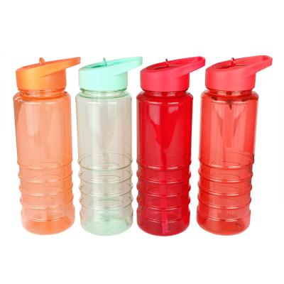 China High Quality Cheap Eco-friendly 500ml Bpa Clear Tritan Sustainable Drinking Sports Plastic Water Bottle With Straw for sale