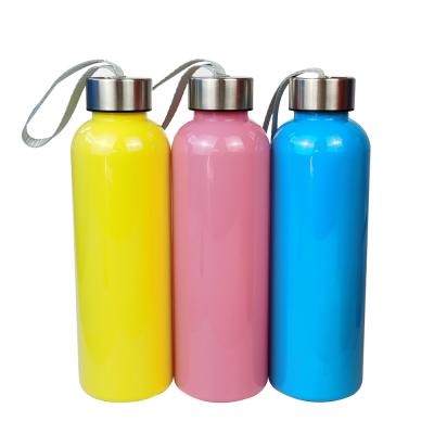 China Viable promotional 500ml bpa free drinking bottled wholesale cheap reusable sport plastic bottled water bottle with handle for sale