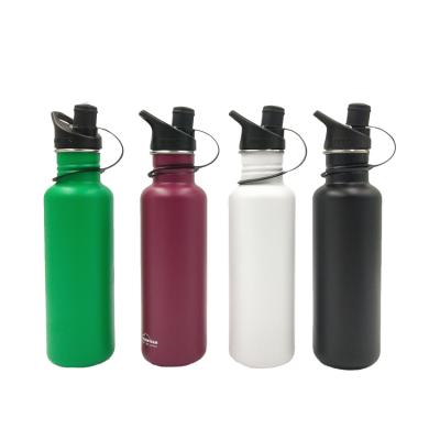 China Sustainable Customized 750ml Vacuum Insulated Sport Stainless Steel Water Bottle With Handle for sale