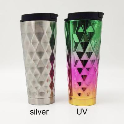 China Sustainable Customized Portable 18oz Stainless Steel Travel Coffee Tumbler With Lid for sale