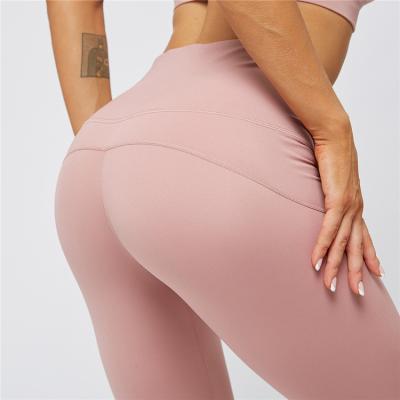 China 2022 High Waist Gaiters Women Breathable Fitness Yoga Pants New Gym Tights for sale