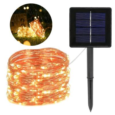 China New Smart Solar Rechargeable Led Light Garden Christmas Holiday Decoration Lighting Outdoor Garden Lights for sale