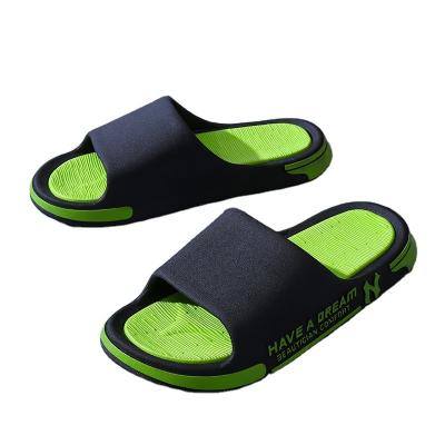 China Wholesale Customized Lightweight Good Resilience Brand Slippers PVC Men Slippers Summer for sale