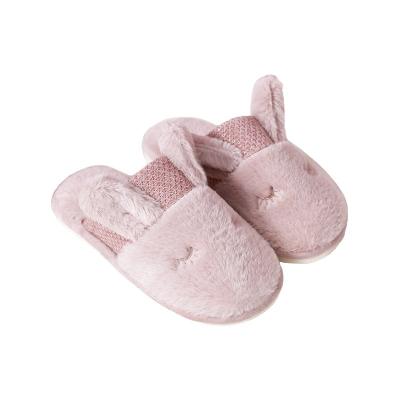 China Manufacturers Winter HR003 Bedroom Kids Portable Fur Slippers Breathable for sale