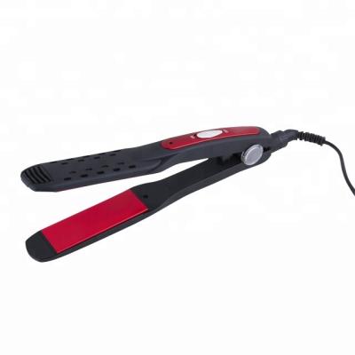 China Hotel Lower Price PTC Heater New Black Injection Hair Straightener Supplied From China for sale