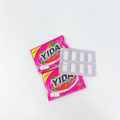 China OEM Low Sugar Fruity Sweet Crispy Bubble Gum for sale