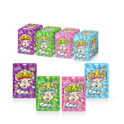 China Low Sugar Fruit Flavor Hot Selling Super Sour Hard Candy for sale