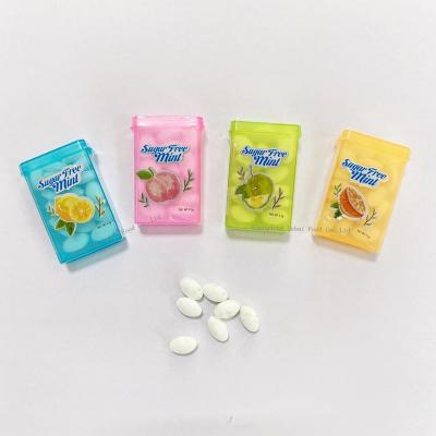 China Dulces Mini Sugar Free Sweets Fruit Flavor Tablet Low Sugar Delicious Candy in Box Packing for sale