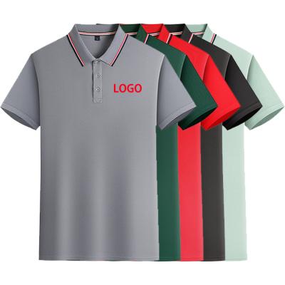 China Cushioning New polyester low-priced men's short sleeved polo shirt, high-quality men's polo t-shirt for sale