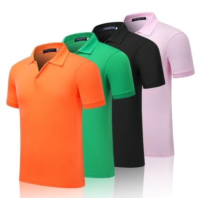 China Cushioning Moisture wicking T-shirt wholesale DIY silk cotton fabric polo shirt embroidered custom uniform design for workers for sale