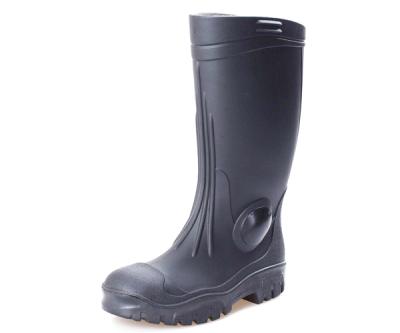 China Toe China Low Price SLS- ZY008BK Steel PVC Hot Selling Good Quality Rain Boots Stick On Boots for sale