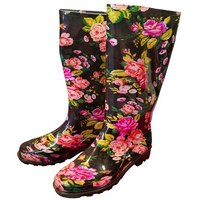 China China low price SLS- ZY010B waterproof hot selling good quality PVC rain boots stick up boots for sale