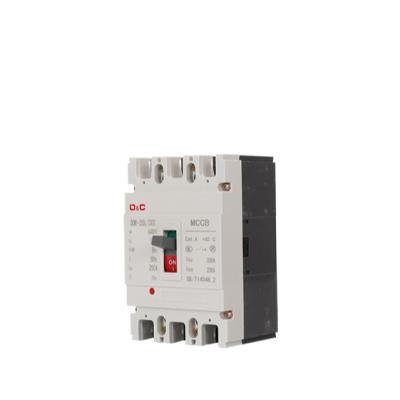 China [D&C] DCM1 Series 3P 250A Three Phase Four Wire Case 50 Molded Circuit Breaker for sale