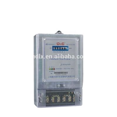 China [D&C] Shanghai Delixi Watt-Hour Prepaid Electric Meter DTS1777 for sale