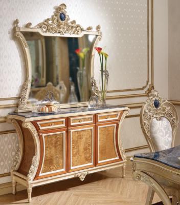 China Luxury Solid Wood Italian Furniture Home Furniture Sideboard Furniture Wooden Sideboard Racks for sale