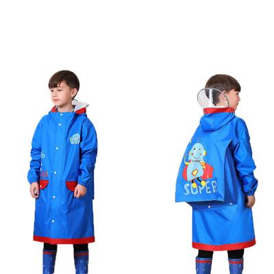 China 2021 children's raincoat hooded children's raincoat cartoon printing children's raincoat factory price bachelor's rainwear for sale