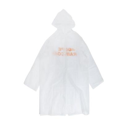 China Men's and women's fashion raincoat fashionable raincoat single long simple personalized transparent rainproof adult poncho for sale