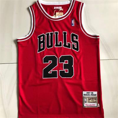 China 2022 Bulls #23 #91 Jordan Tank Top Breathable High Quality All Embroidery Basketball Tank Top For Retro Edition Mens Basketball Uniforms for sale