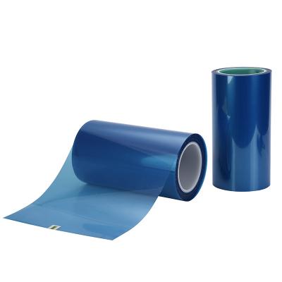 China Wholesale Blue Roll Type Anti-stactic New Design 75um Thickness China Protective Films for sale