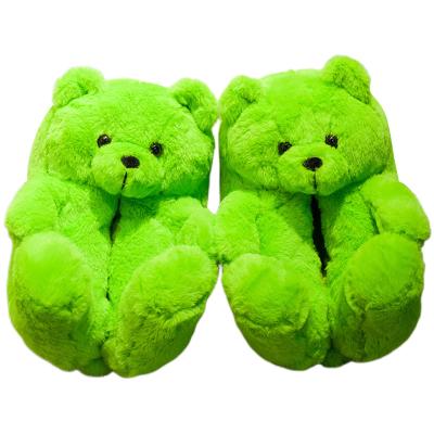 China Plush Sofe Stuffed Plush Stuffed Slipper Teddy Bear Slippers For Women Bedroom Toy Cheap Teddy Bear Slippers for sale