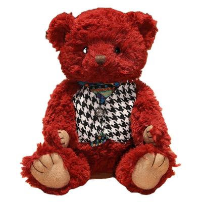 China Wholesale Cheap Teddy Bears Bulk Teddy Bears I love you Teddy Bears Online Shopping Cute Gifts Factory Plush Waistcoat for sale