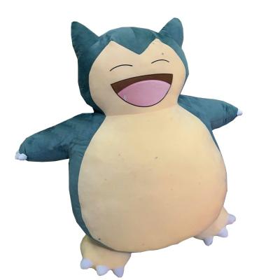 China Gift Kids Play Snorlax Wholesale Bean Bag Plush Toy Huge Than Size Anime Snorlax Blanket Unstuffed Plushie To Sit No Stuffed Filling for sale