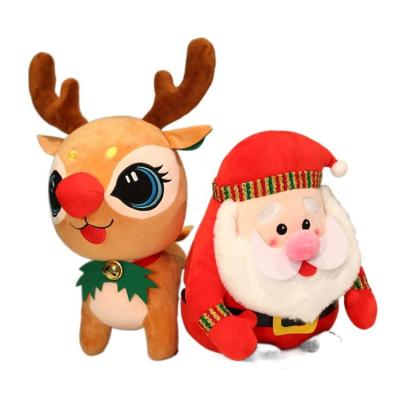 China Toy/Gift/Decoration/Pillow Moose Plush Toys Christmas Deer Custom Christmas Little Moose Sit Stuffed Toy for sale