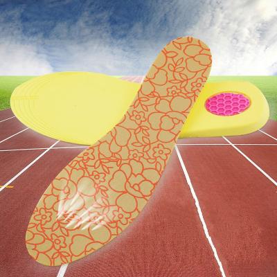 China Sports shoes border hot sale PU material 1.5-3.5CM internal increase size shoes silicone gel heel pad sock insole for sale