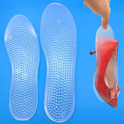 China 2022 Wholesale New Arrival High Heel Plantillas Para Calzado Gel Soft Bottom Cushioning Insole Non-slip Women's Massage Heels Insole for sale