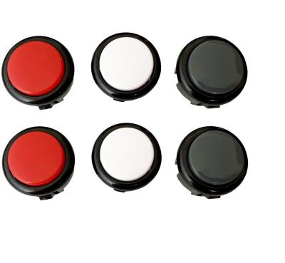 China Arcade Game Machine Parts High 30mm SANWA Style Button Momentary Built-in Switch Electronic Game Hot Selling Wholesale Button for sale