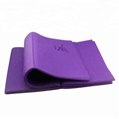 China Brand Customized Hot Pressing Mat Customized Purple Shrink Wrap Laceration Resistant PVC Foldable Yoga Customized Yoga Exercises 173x61x0.4cm NC; SHG 0.4cm 173cm for sale