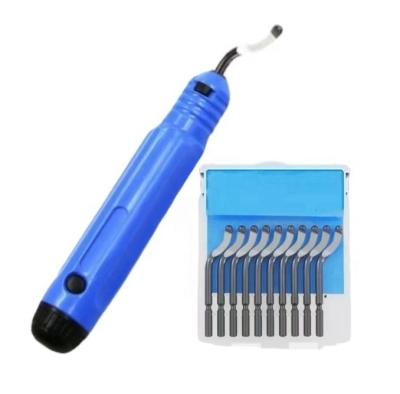 China Remove Burrs and Sharp Edges on metal or plastic products Deburing tools NB1000 plastic pipe Anti-Slip handle deburring chamfering tool with BS1010 blade for sale