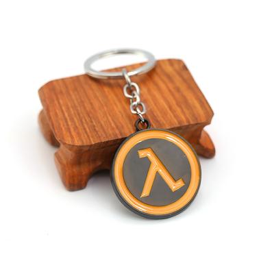 China Hot Chaveiro Metal Half Life Alex Game Fashion Pendant Key Chains Car Key Chains Jewelry For Men's Gift for sale