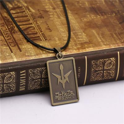 China Vintage Anime Code Geass Necklace DogTag Metal Men's Gift Jewelry Necklaces Pendant Kolye Sleutelhanger for sale