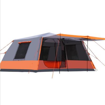 China Extended Type Full Automatic Multi Person Tent Two Room One Hall Outdoor Tent Rain Proof Large Outdoor Camping Tent for sale