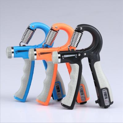 China Strength Factory Straight Hair Fitness Equipment Can Be Customized Adjustable Color Metal Grip Hand Grip Strength Device Tool LOGE for sale