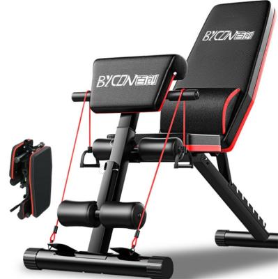 China Indoor Multifunctional Foldable Foldable Home Fitness Chair Push Up Bench Gym Dish Fitness Device Dumbbell Supine Stool for sale