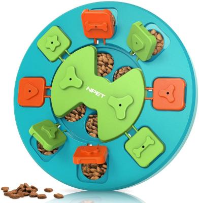 China Dog Driver Viable Slow Round Puzzle Toy Level 2 Interactive NPET Treat For IQ Training for sale