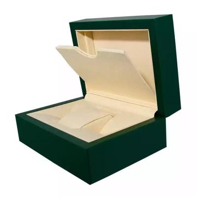 China Lxuxury Watch Storage Gift Display Luxury Green wooden watch box Professional Holder Organizer Watches for sale